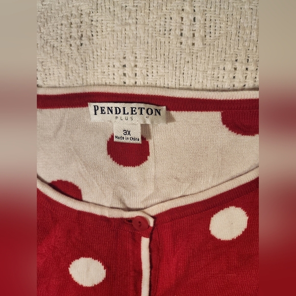 Pendleton Plus Reversible Sweater Set Size 3X - Picture 3 of 16